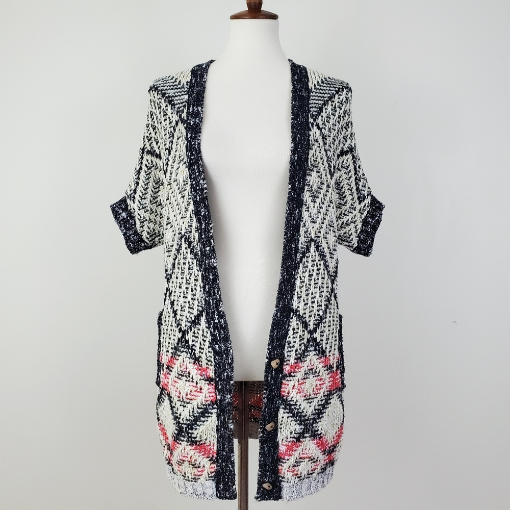 CAbi #202 Provence Chunky Knit Cardigan - Picture 2 of 14